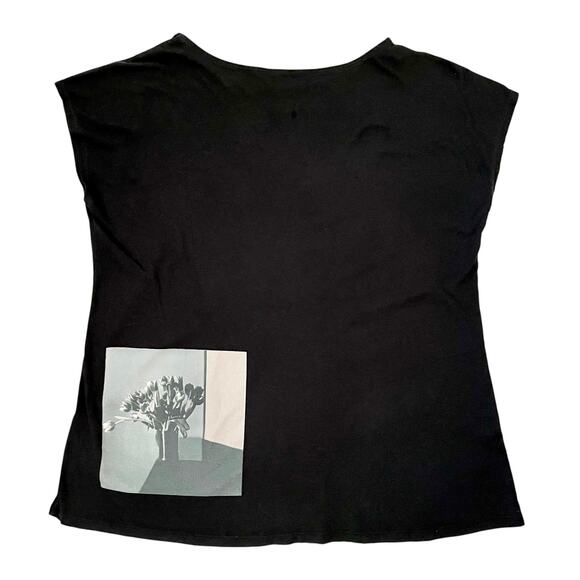 RARE Robert Mapplethorpe x Uniqlo SPRZ NY MOMA Black Cap Sleeve Womens Tee Top - Picture 2 of 7